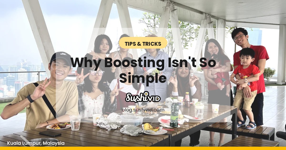 Boosting contents on social media has its own challenges