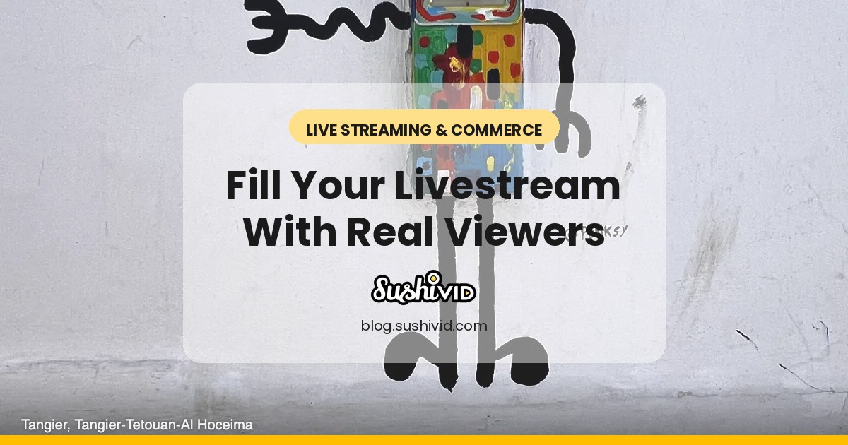 How to Boost a Livestream to Drive Real Viewers