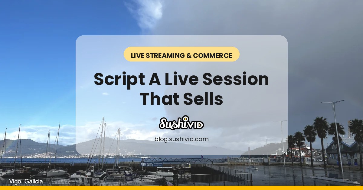 How to Script a Live Selling Session That Converts