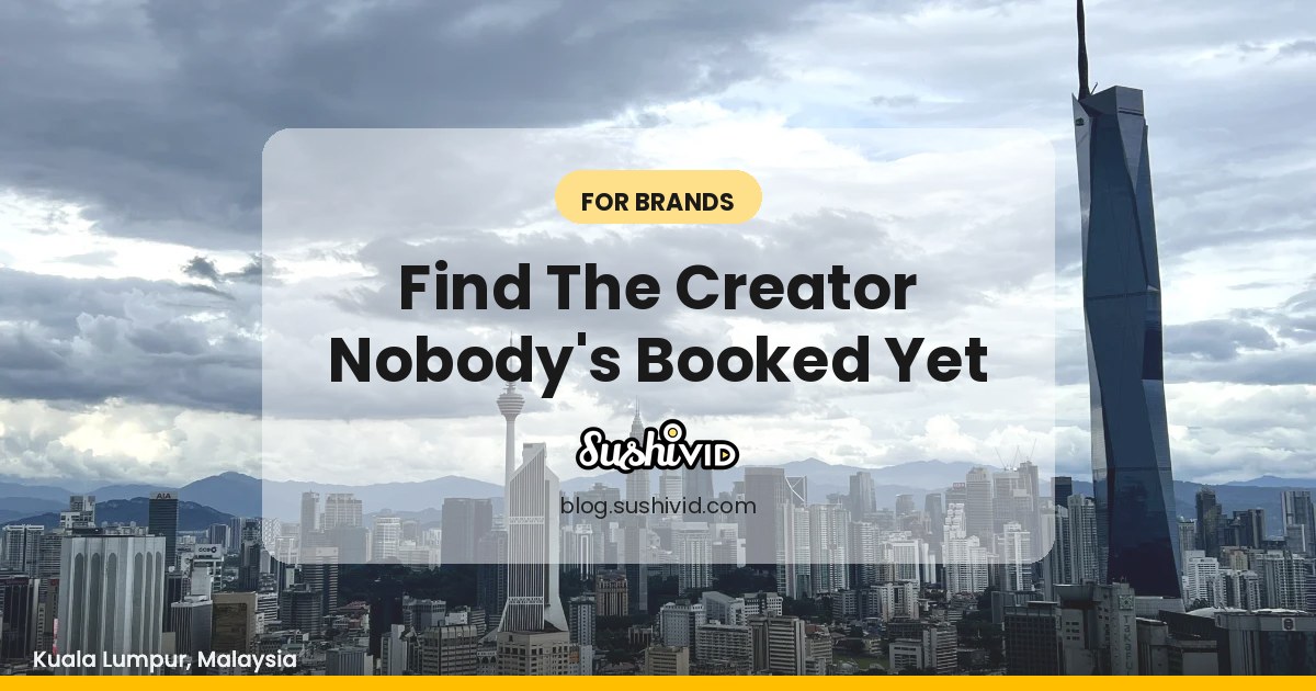 How to spot a hidden gem influencer in Malaysia?
