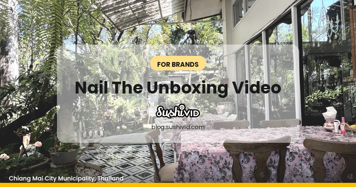 How to make an unboxing video on YouTube