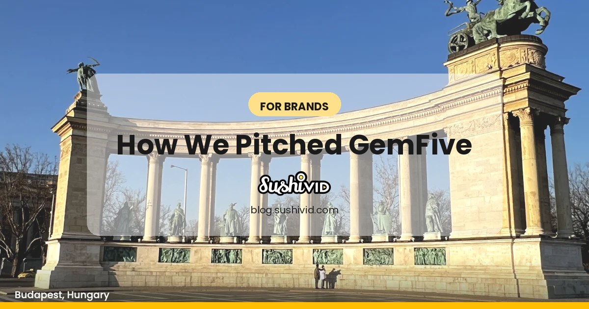 [Proposal Series] Why GemFive Should Use SushiVid?