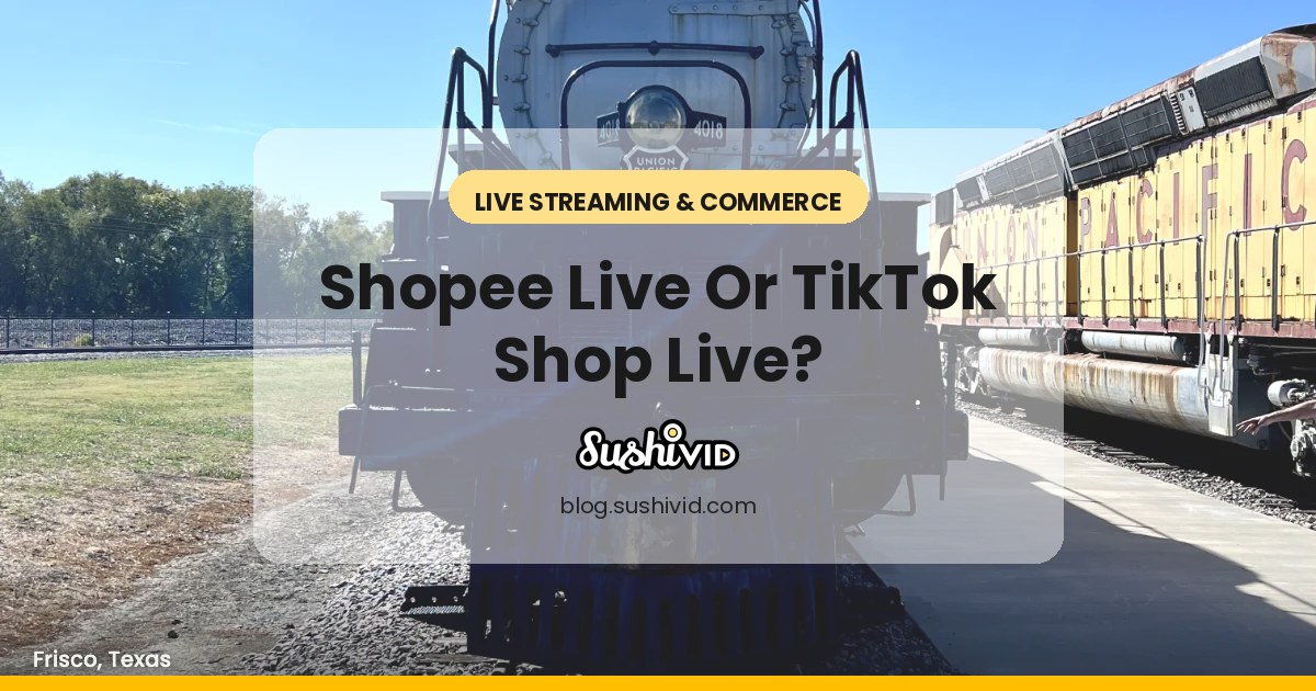 Shopee Live vs TikTok Shop Live: Which Should Your Brand Sell On?