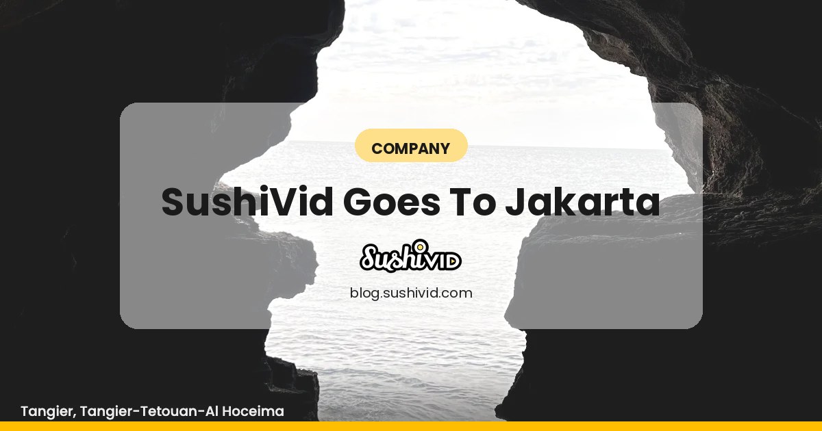 SushiVid goes to Jakarta for Influencer Marketing