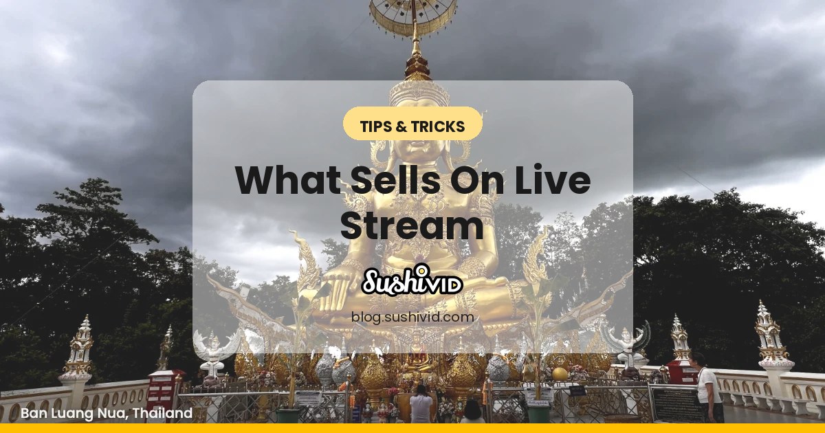 What’s Good to be Promoted via Live Stream?