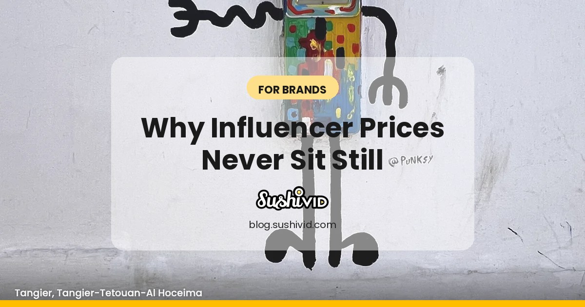 Why Influencer Pricing Never Stops Moving (And How to Benchmark It in 2026)