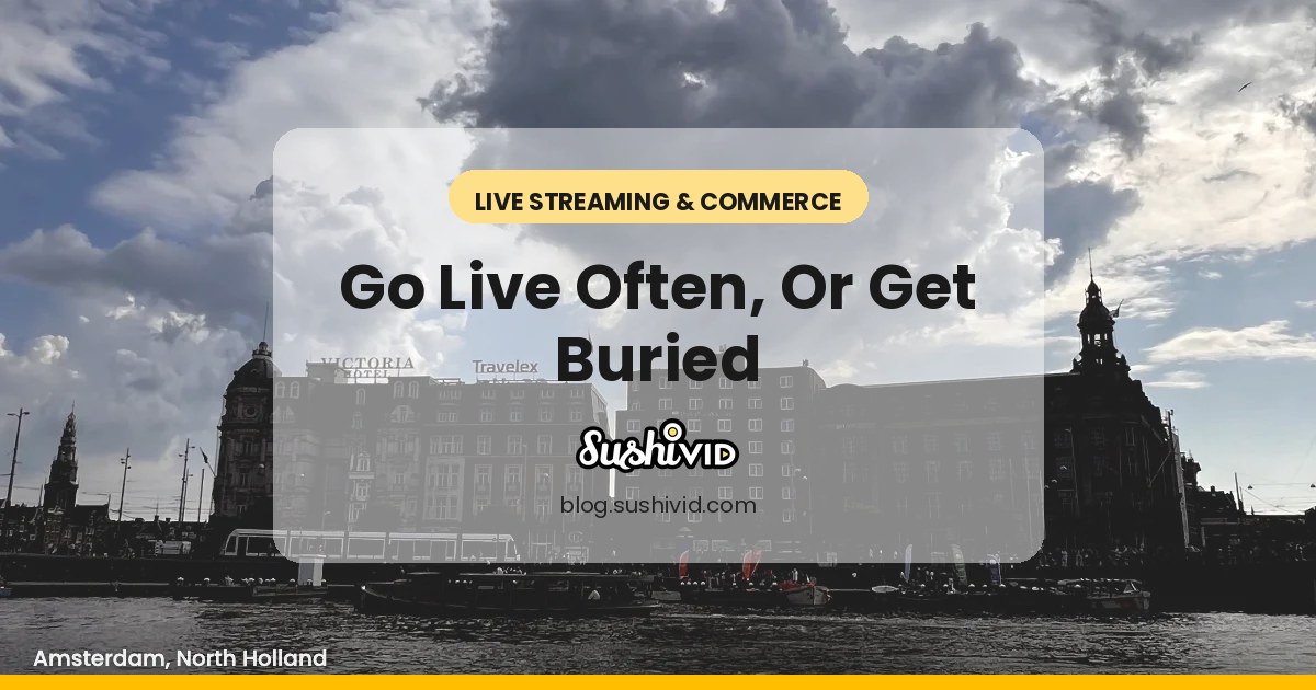 Why Live Selling Rewards Consistency (And Why Most Brands Can't Keep Up)